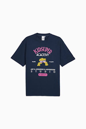 PUMA x KIDSUPER Graphic Tee Men, Club Navy, extralarge-GBR
