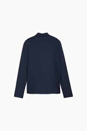 Lucy Long Sleeve Mockneck Golf Top Women, Deep Navy, extralarge-GBR