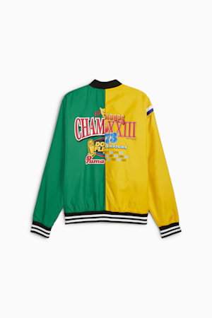 Crowd Craze Basketball Jacket Men, Yellow Sizzle, extralarge-GBR