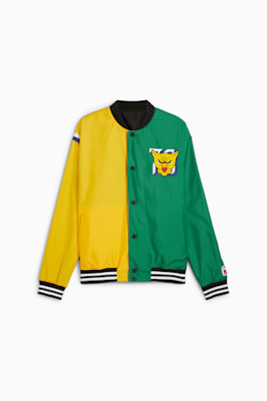 Crowd Craze Basketball Jacket Men, Yellow Sizzle, extralarge-GBR