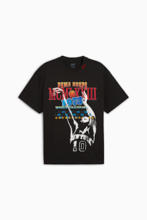 Crowd Craze Basketball Tee 1 Men, PUMA Black, extralarge-GBR