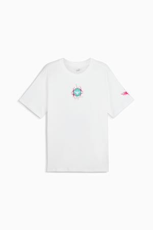 Melo Miami Basketball Tee Men, PUMA White, extralarge-GBR