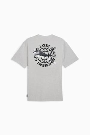PUMA x LMC Cat Tee Men, Light Gray Heather, extralarge-GBR