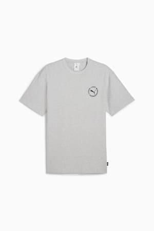 PUMA x LMC Cat Tee Men, Light Gray Heather, extralarge-GBR