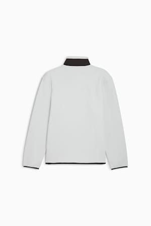 Quarter-Zip Fleece Golf Top Men, Ash Gray-PUMA Black, extralarge-GBR