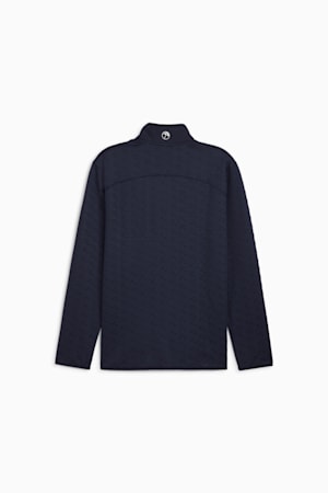 PUMA x ARNOLD PALMER Jacquard Quarter-Zip Top Men, Deep Navy, extralarge-GBR