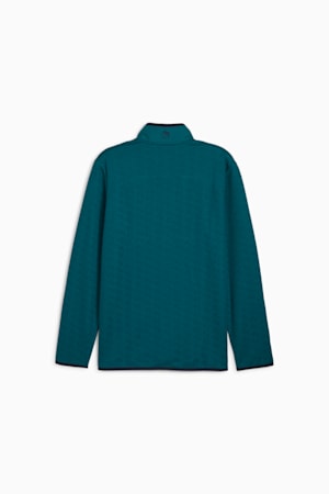 PUMA x ARNOLD PALMER Jacquard Quarter-Zip Top Men, Cold Green, extralarge-GBR