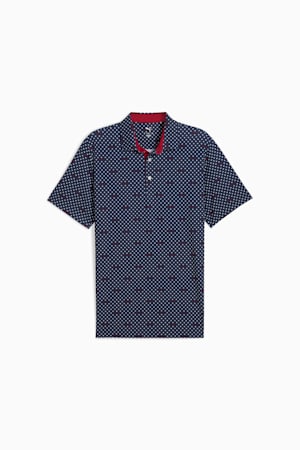 MATTR Burgh Golf Polo Men, Deep Navy-White Glow, extralarge-GBR