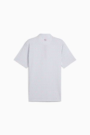MATTR Burgh Golf Polo Men, White Glow-Deep Navy, extralarge-GBR