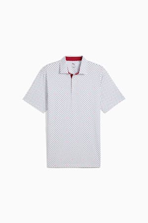 MATTR Burgh Golf Polo Men, White Glow-Deep Navy, extralarge-GBR