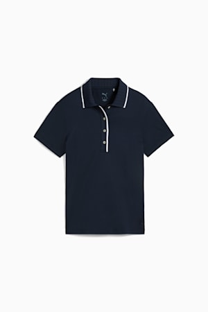 CLOUDSPUN Bridges Short Sleeve Golf Polo Women, Deep Navy, extralarge-GBR