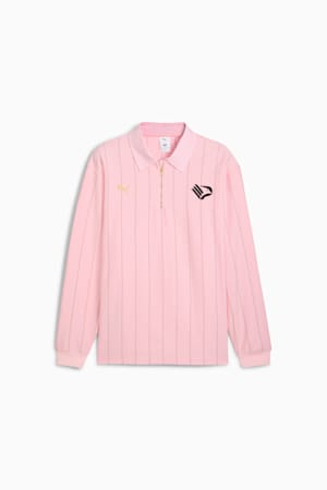 PUMA x PALERMO F.C. Long Sleeve Polo Unisex, Bright Pink, extralarge-GBR
