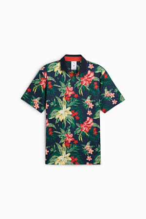 PUMA x PALM TREE CREW Floral Polo Men, Deep Navy, extralarge-GBR