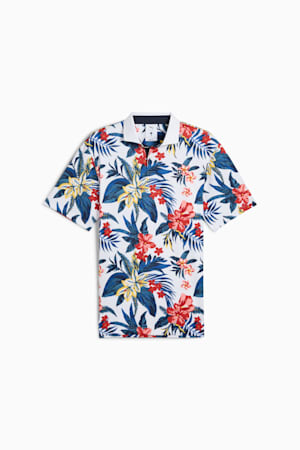PUMA x PALM TREE CREW Floral Polo Men, White Glow, extralarge-GBR