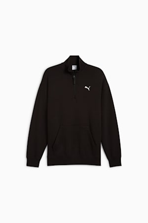 WARDROBE ESS Relaxed Half Zip Crew Men, PUMA Black, extralarge-GBR