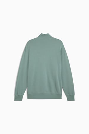 WARDROBE ESS Relaxed Half Zip Crew Men, Green Moon, extralarge-GBR