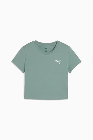 WARDROBE Essentials Baby Tee Women, Green Moon, extralarge-GBR