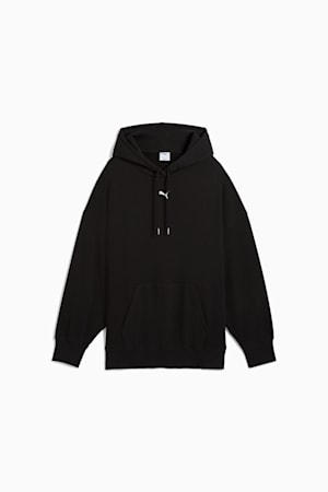 WARDROBE ESS Oversized Hoodie Women, PUMA Black, extralarge-GBR