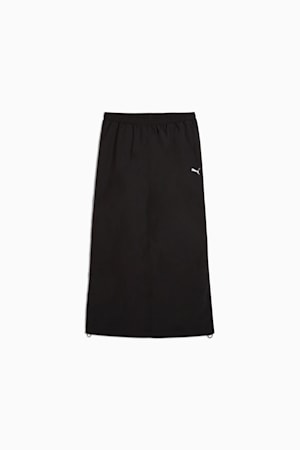 WARDROBE Essentials Woven Maxi Skirt Women, PUMA Black, extralarge-GBR
