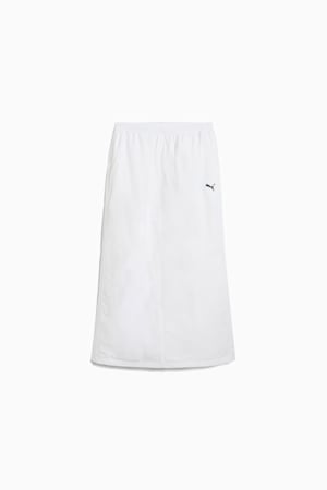 WARDROBE Essentials Woven Maxi Skirt Women, PUMA White, extralarge-GBR