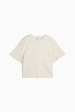 WARDROBE Essentials Ribbed Relaxed Tee Women, Alpine Snow, extralarge-GBR