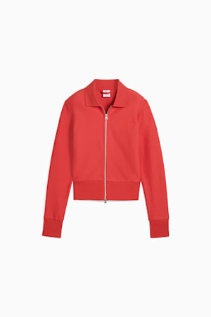 PREMIUM Essentials Knitted Cardigan Women, Red Fire, extralarge-GBR