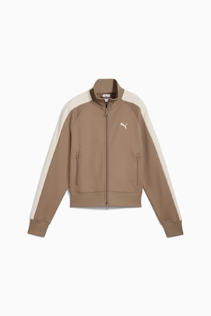 T7 ALWAYS ON Short Track Jacket Women, Totally Taupe, extralarge-GBR