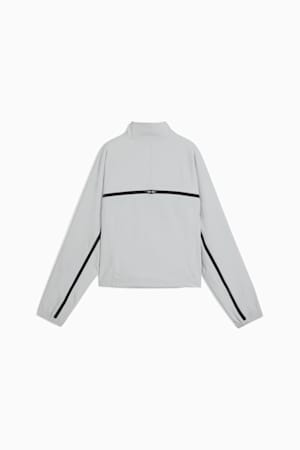 DARE TO Oversized Zip-Off Woven Jacket Women, Flat Light Gray, extralarge-GBR