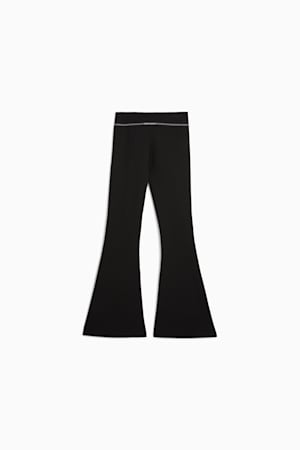 DARE TO Textured Flared Leggings Women, PUMA Black, extralarge-GBR