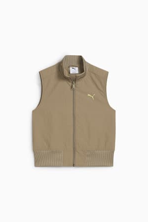 DARE TO Full-Zip Woven Vest Women, Velvet Moss, extralarge-GBR