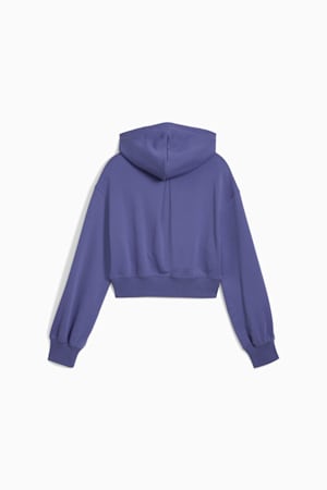 WARDROBE ESS Short Length Hoodie Youth, Blue Crystal, extralarge-GBR