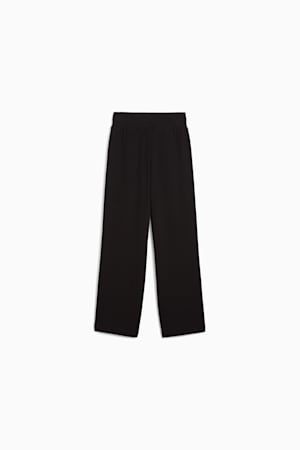 Wardrobe Essentials Relaxed Wide Leg Sweatpants Youth, PUMA Black, extralarge-GBR