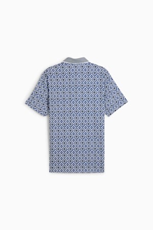 PUMA x PALM TREE CREW Tile Golf Polo Men, White Glow-Deep Navy, extralarge-GBR