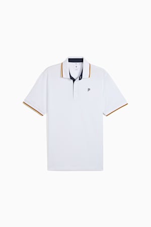 PUMA x PALM TREE CREW Tipped Golf Polo Men, White Glow, extralarge-GBR