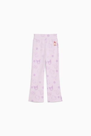 PUMA x HELLO KITTY AND FRIENDS Ribbed Flared Leggings Kids, Lilac Frost, extralarge-GBR