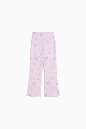 PUMA x HELLO KITTY AND FRIENDS Ribbed Flared Leggings Kids, Lilac Frost, extralarge-GBR