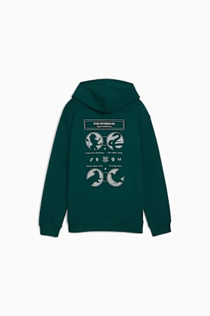 PUMA x HARRY POTTER Relaxed Hoodie Youth, Dark Myrtle, extralarge-GBR