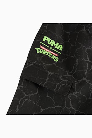 PUMA x TMNT Relaxed Woven Cargo Pants Youth, PUMA Black, extralarge-GBR