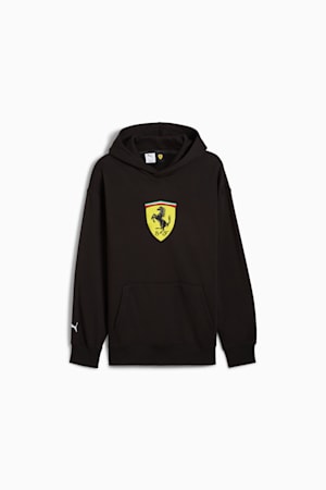 Scuderia Ferrari HP Race Big Shield Hoodie Men, PUMA Black, extralarge-GBR