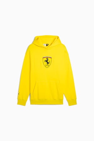 Scuderia Ferrari HP Race Big Shield Hoodie Men, Speed Yellow, extralarge-GBR