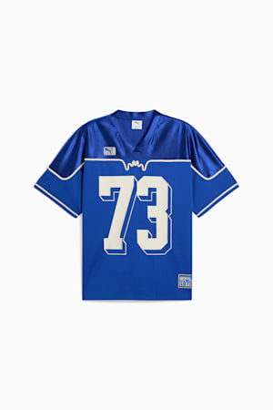Dress Code Football-Inspired Basketball Jersey Men, Vivid Blue, extralarge-GBR
