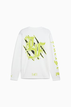 PUMA x LAMELO BALL LaFrancé Assist Long Sleeve Tee Men, PUMA White, extralarge-GBR