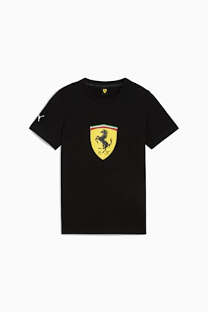 Scuderia Ferrari HP Race Colored Big Shield Tee Youth, PUMA Black, extralarge-GBR