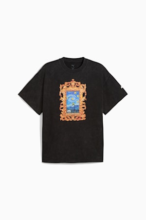 Dylan Exhibit Basketball Tee Men, PUMA Black, extralarge-GBR