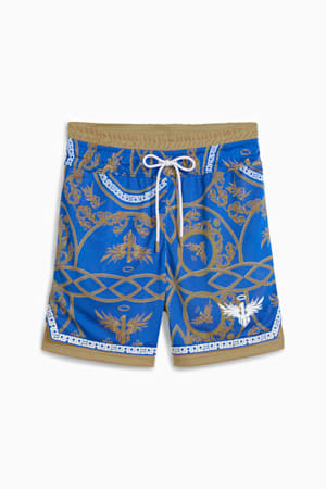 Golden Basketball Shorts Men, PUMA Team Royal-AOP, extralarge-GBR