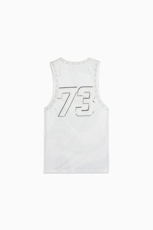 Jer-She Basketball Jersey Women, PUMA White-AOP, extralarge-GBR