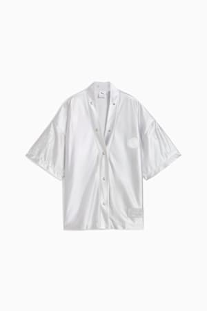 Jer-She Baseball-Inspired Jersey Women, Feather Gray, extralarge-GBR
