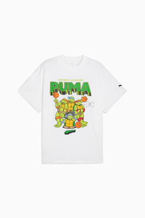 PUMA x TMNT Basketball Tee Men, PUMA White, extralarge-GBR