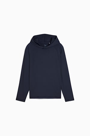 You-V Golf Hoodie Youth, Deep Navy, extralarge-GBR