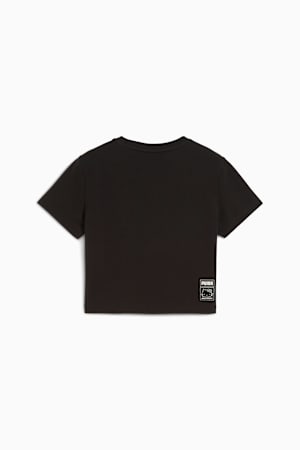 PUMA x HELLO KITTY AND FRIENDS Graphic Baby Tee Women, PUMA Black, extralarge-GBR
